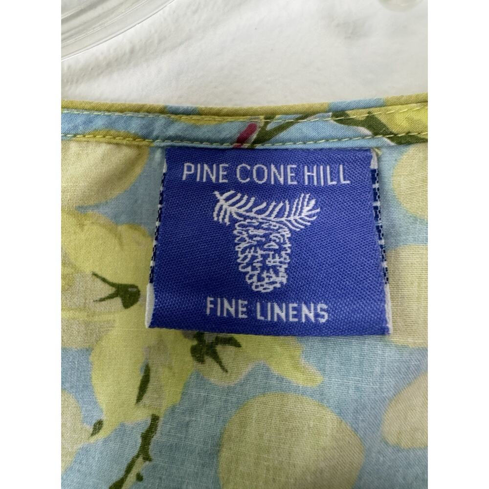 PINE CONE HILL Pajama Top Retro Roses Floral Print Cottage Farmhouse M - Picture 3 of 6